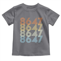 Retro Vintage 8647 Toddler T Shirt Freedom Protest Stripe Graphic