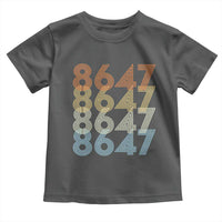 Retro Vintage 8647 Toddler T Shirt Freedom Protest Stripe Graphic