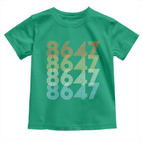 Retro Vintage 8647 Toddler T Shirt Freedom Protest Stripe Graphic