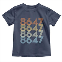 Retro Vintage 8647 Toddler T Shirt Freedom Protest Stripe Graphic