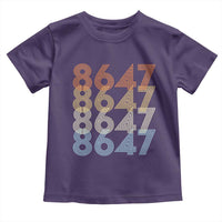 Retro Vintage 8647 Toddler T Shirt Freedom Protest Stripe Graphic