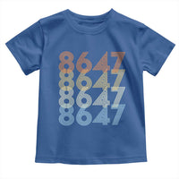 Retro Vintage 8647 Toddler T Shirt Freedom Protest Stripe Graphic