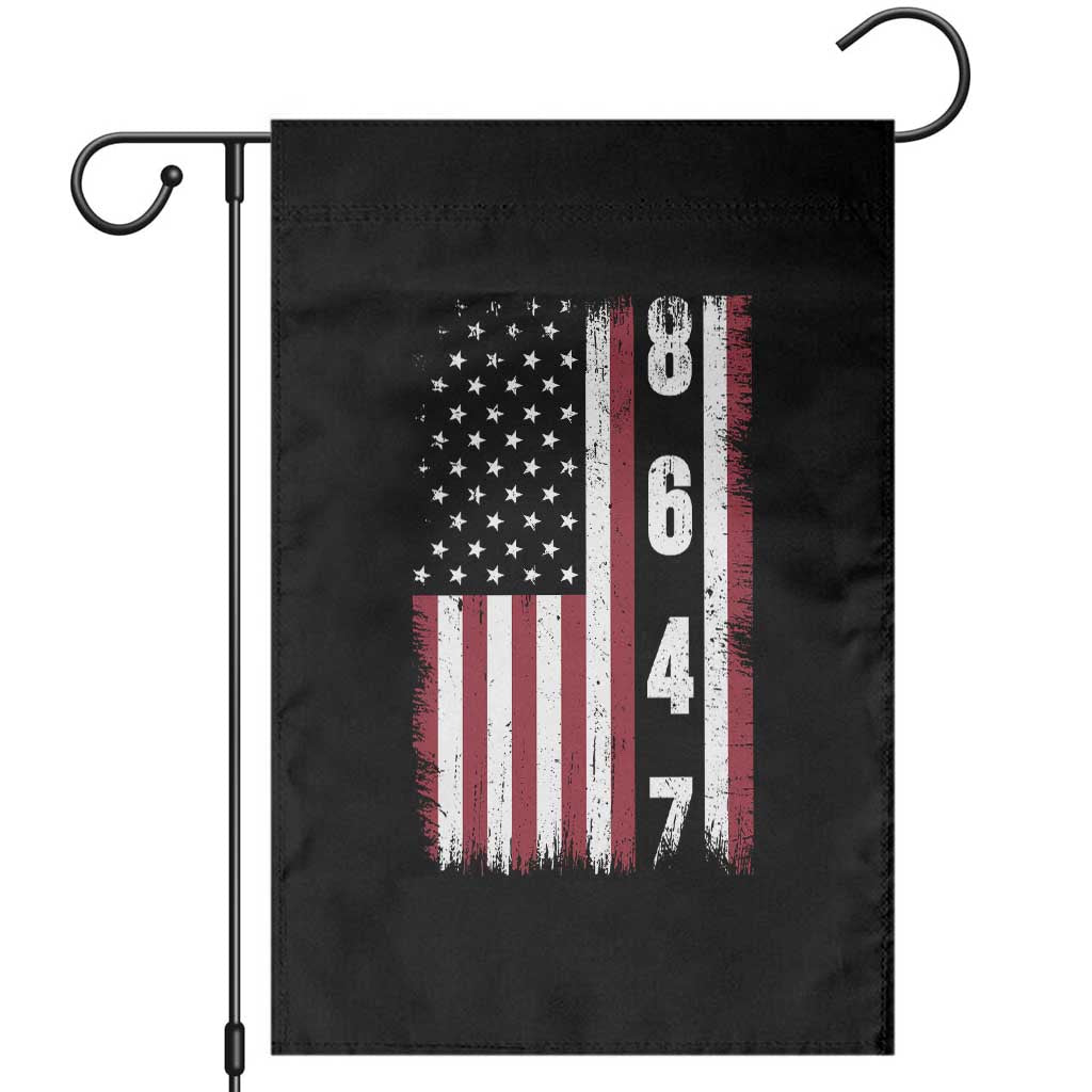 8647 Vintage US Flag Garden Flag Political Expression Apparel For Democrats