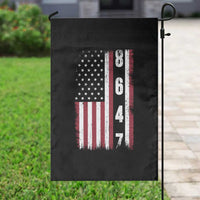 8647 Vintage US Flag Garden Flag Political Expression Apparel For Democrats