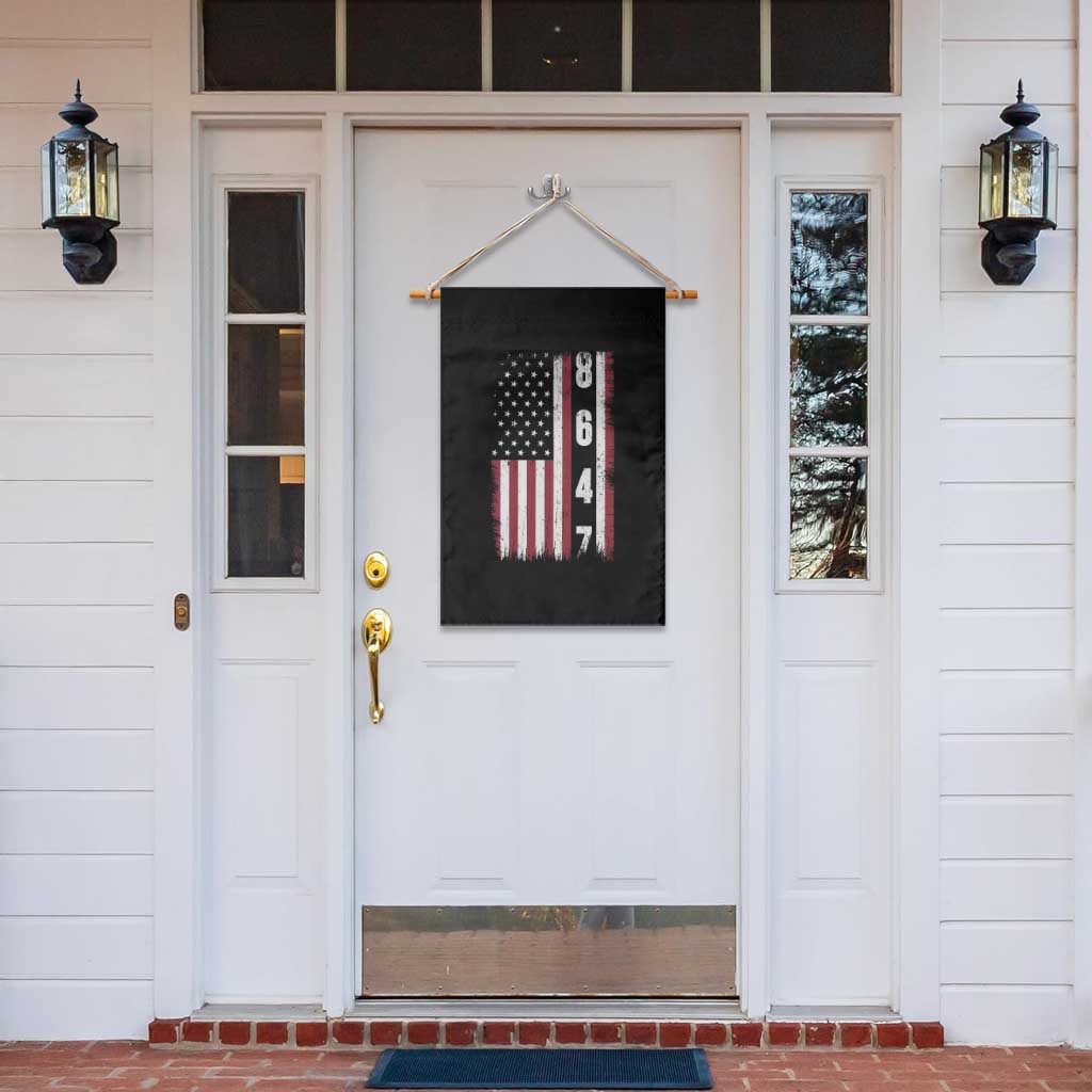 8647 Vintage US Flag Garden Flag Political Expression Apparel For Democrats