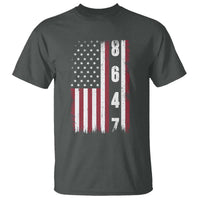 8647 Vintage US Flag T Shirt Political Expression Apparel For Democrats