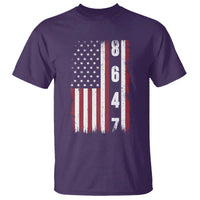 8647 Vintage US Flag T Shirt Political Expression Apparel For Democrats