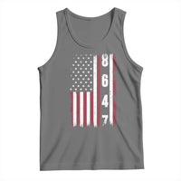 8647 Vintage US Flag Tank Top Political Expression Apparel For Democrats