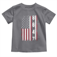8647 Vintage US Flag Toddler T Shirt Political Expression Apparel For Democrats