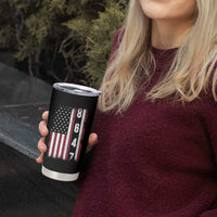 8647 Vintage US Flag Tumbler Cup Political Expression Apparel For Democrats