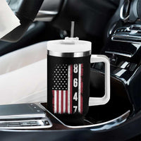 8647 Vintage US Flag Tumbler With Handle Political Expression Apparel For Democrats