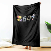 8647 Medical Professions Resist Graphic Throw Blanket Healthcare Worker Freedom