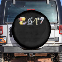8647 Medical Professions Resist Graphic Spare Tire Cover Healthcare Worker Freedom