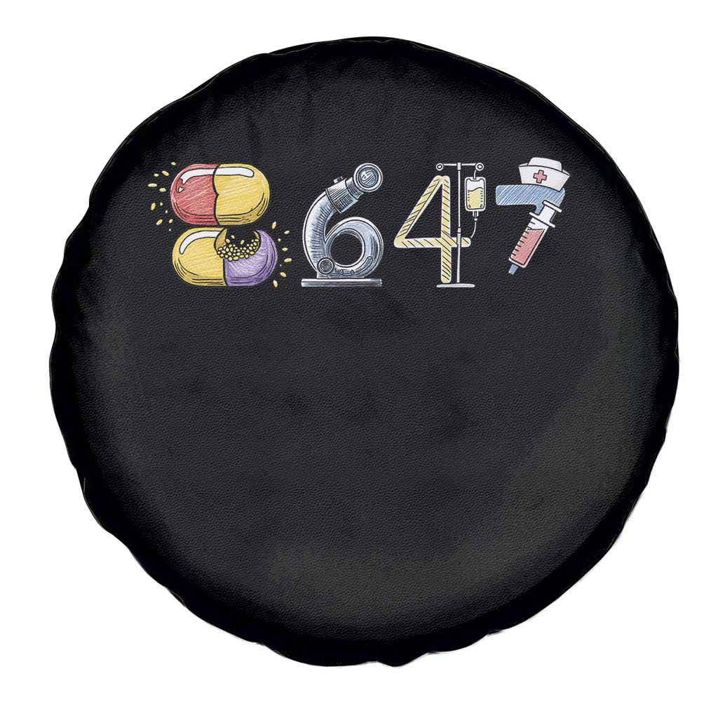 8647 Medical Professions Resist Graphic Spare Tire Cover Healthcare Worker Freedom