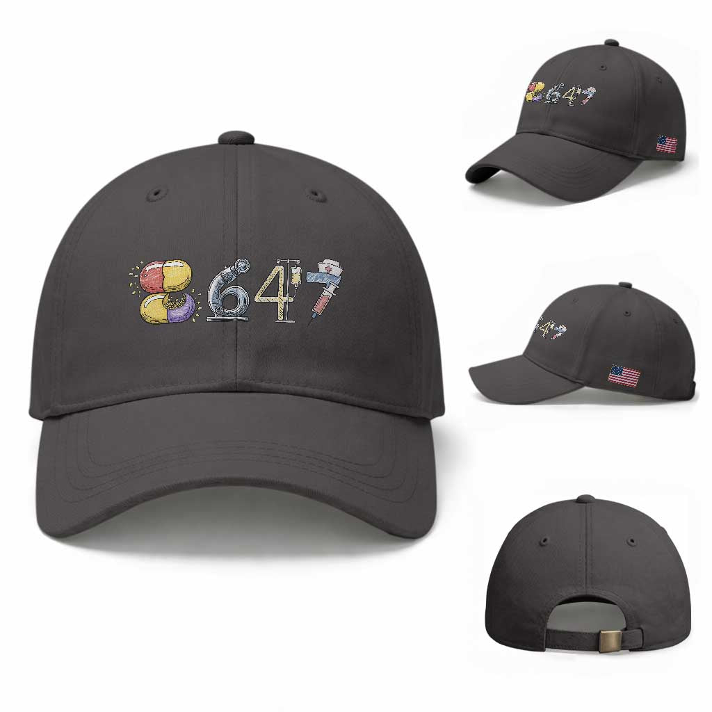 8647 Medical Professions Resist Graphic Baseball Cap Healthcare Worker Freedom