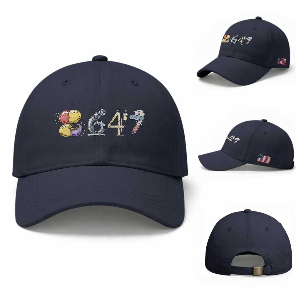 8647 Medical Professions Resist Graphic Baseball Cap Healthcare Worker Freedom