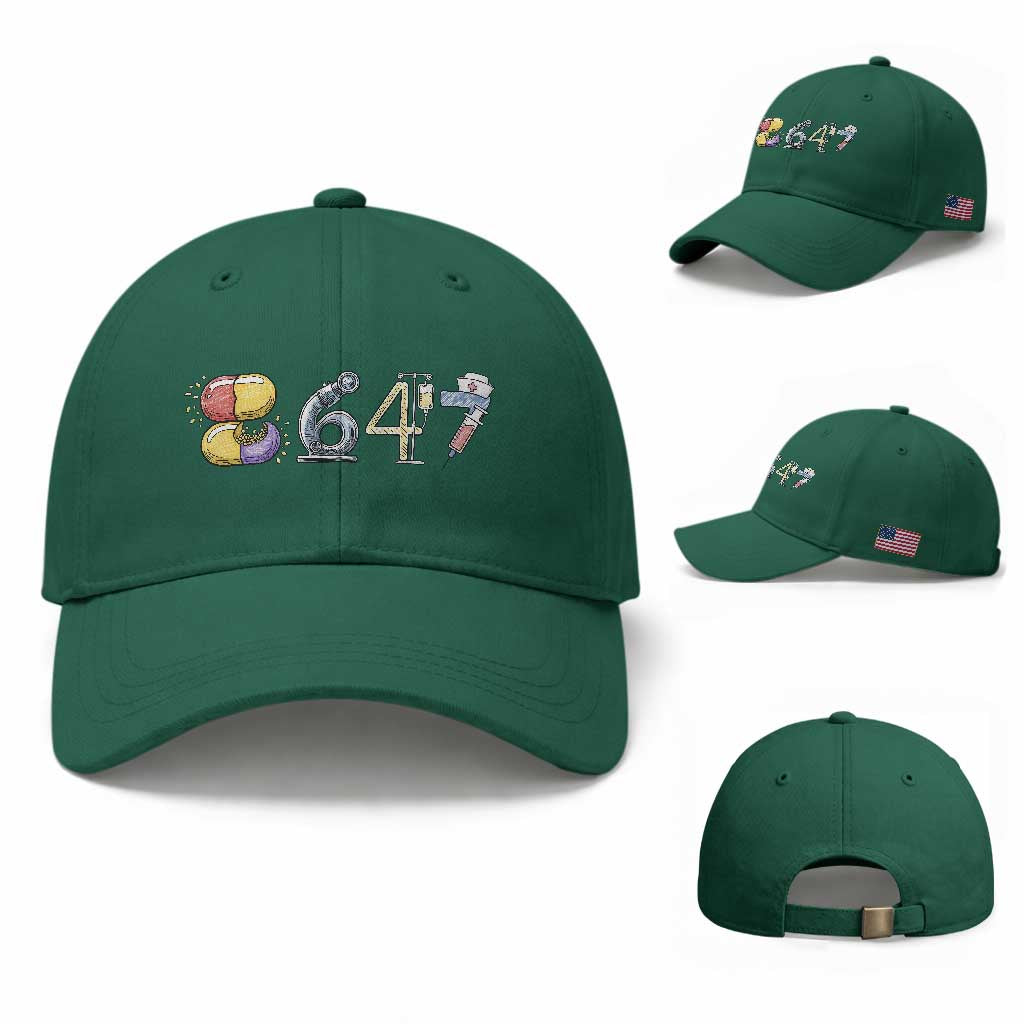 8647 Medical Professions Resist Graphic Baseball Cap Healthcare Worker Freedom