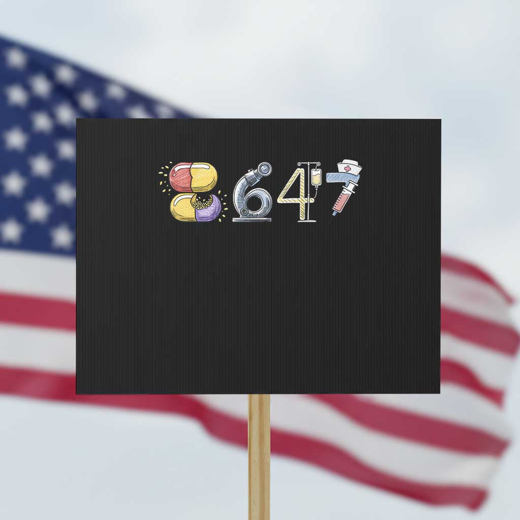 8647 Medical Professions Resist Graphic Protest Sign Healthcare Worker Freedom