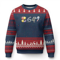 8647 Medical Professions Resist Graphic Ugly Christmas Sweater Healthcare Worker Freedom