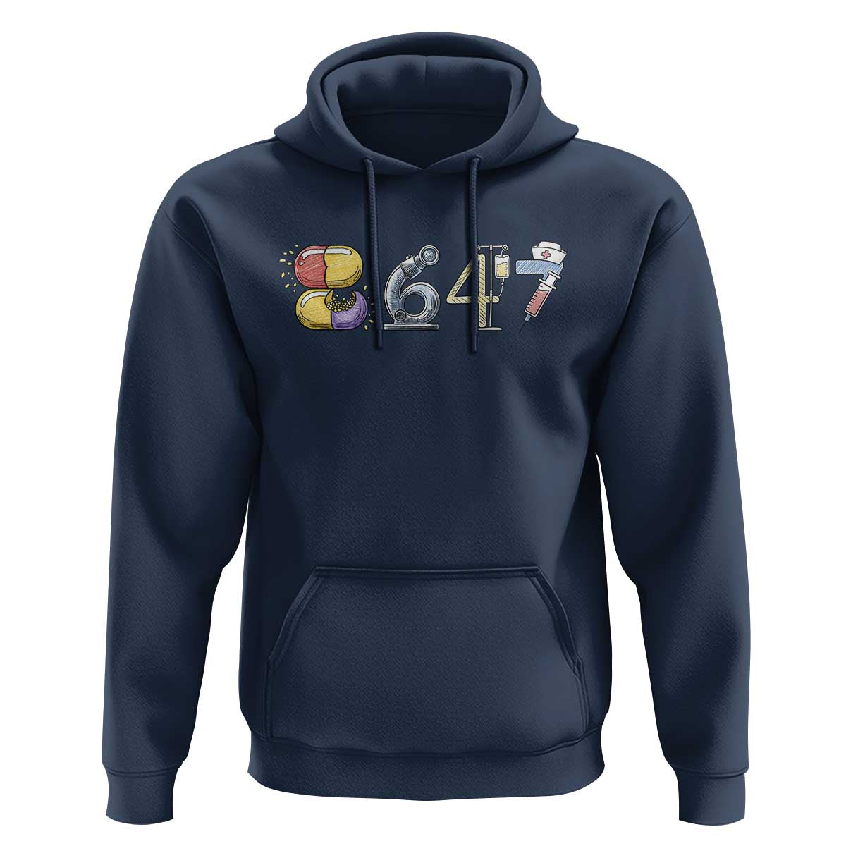 8647 Medical Professions Resist Graphic Hoodie Healthcare Worker Freedom