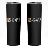 8647 Medical Professions Resist Graphic Skinny Tumbler Healthcare Worker Freedom
