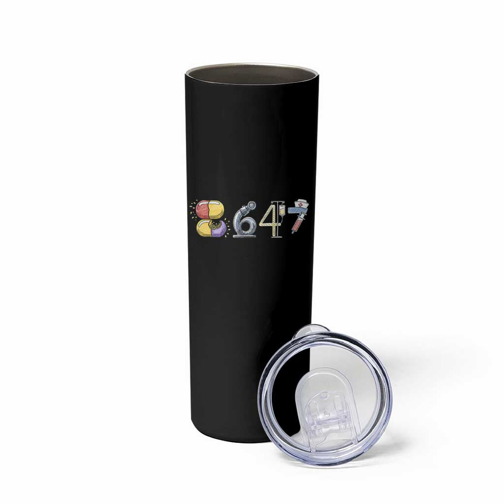 8647 Medical Professions Resist Graphic Skinny Tumbler Healthcare Worker Freedom