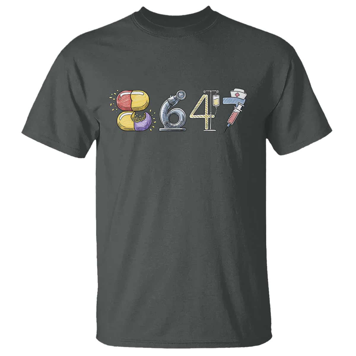 8647 Medical Professions Resist Graphic T Shirt Healthcare Worker Freedom