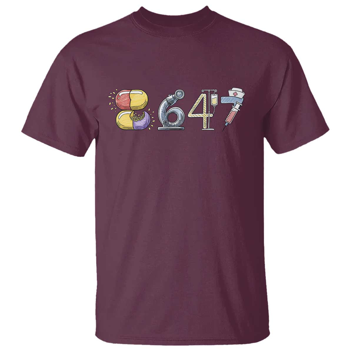 8647 Medical Professions Resist Graphic T Shirt Healthcare Worker Freedom