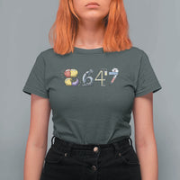 8647 Medical Professions Resist Graphic T Shirt For Women Healthcare Worker Freedom
