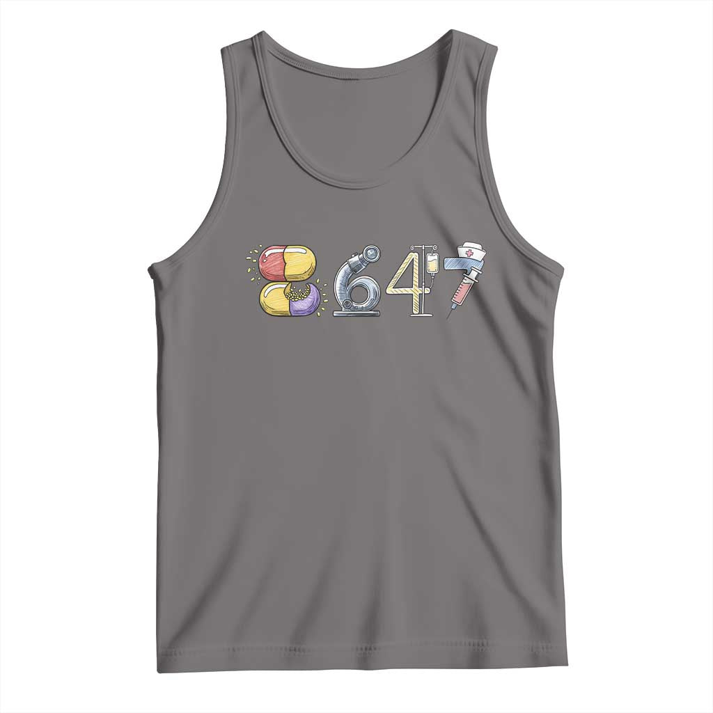 8647 Medical Professions Resist Graphic Tank Top Healthcare Worker Freedom