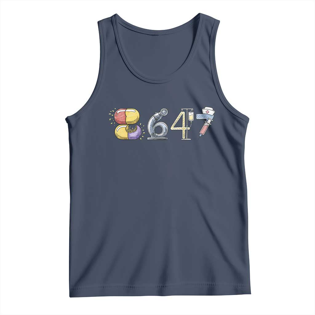 8647 Medical Professions Resist Graphic Tank Top Healthcare Worker Freedom