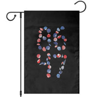 Red White Blue Seashell 8647 Garden Flag Viral 2026 Beach Walk Satire Graphic