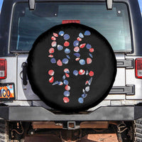 Red White Blue Seashell 8647 Spare Tire Cover Viral 2026 Beach Walk Satire Graphic