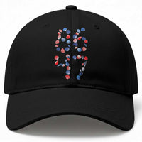 Red White Blue Seashell 8647 Baseball Cap Viral 2026 Beach Walk Satire Graphic