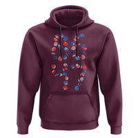 Red White Blue Seashell 8647 Hoodie Viral 2026 Beach Walk Satire Graphic