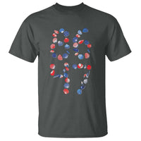 Red White Blue Seashell 8647 T Shirt Viral 2026 Beach Walk Satire Graphic