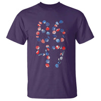 Red White Blue Seashell 8647 T Shirt Viral 2026 Beach Walk Satire Graphic