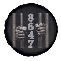 Funny 8647 Jail Spare Tire Cover Freedom Protest Satire Graphic Gift