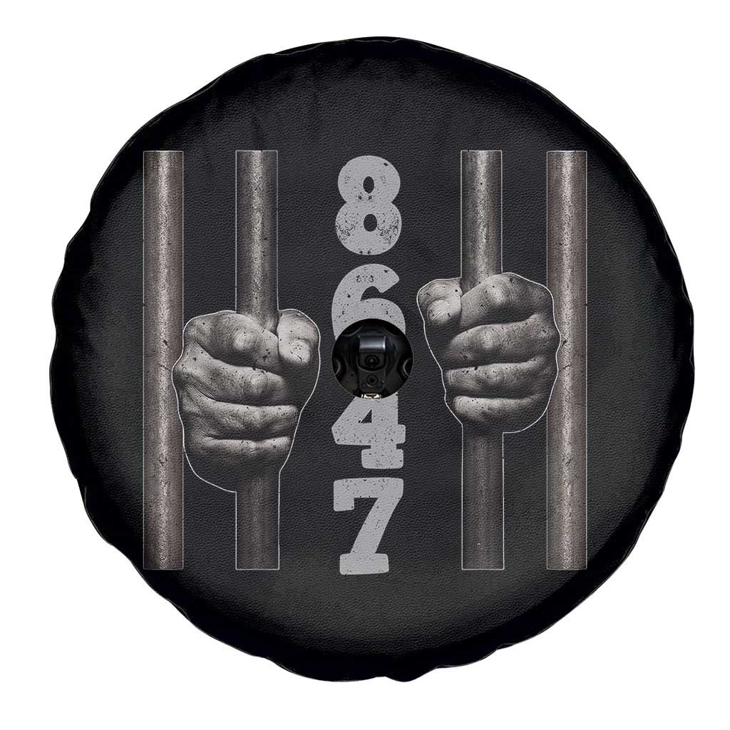 Funny 8647 Jail Spare Tire Cover Freedom Protest Satire Graphic Gift
