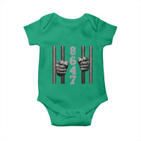 Funny 8647 Jail Baby Onesie Freedom Protest Satire Graphic Gift