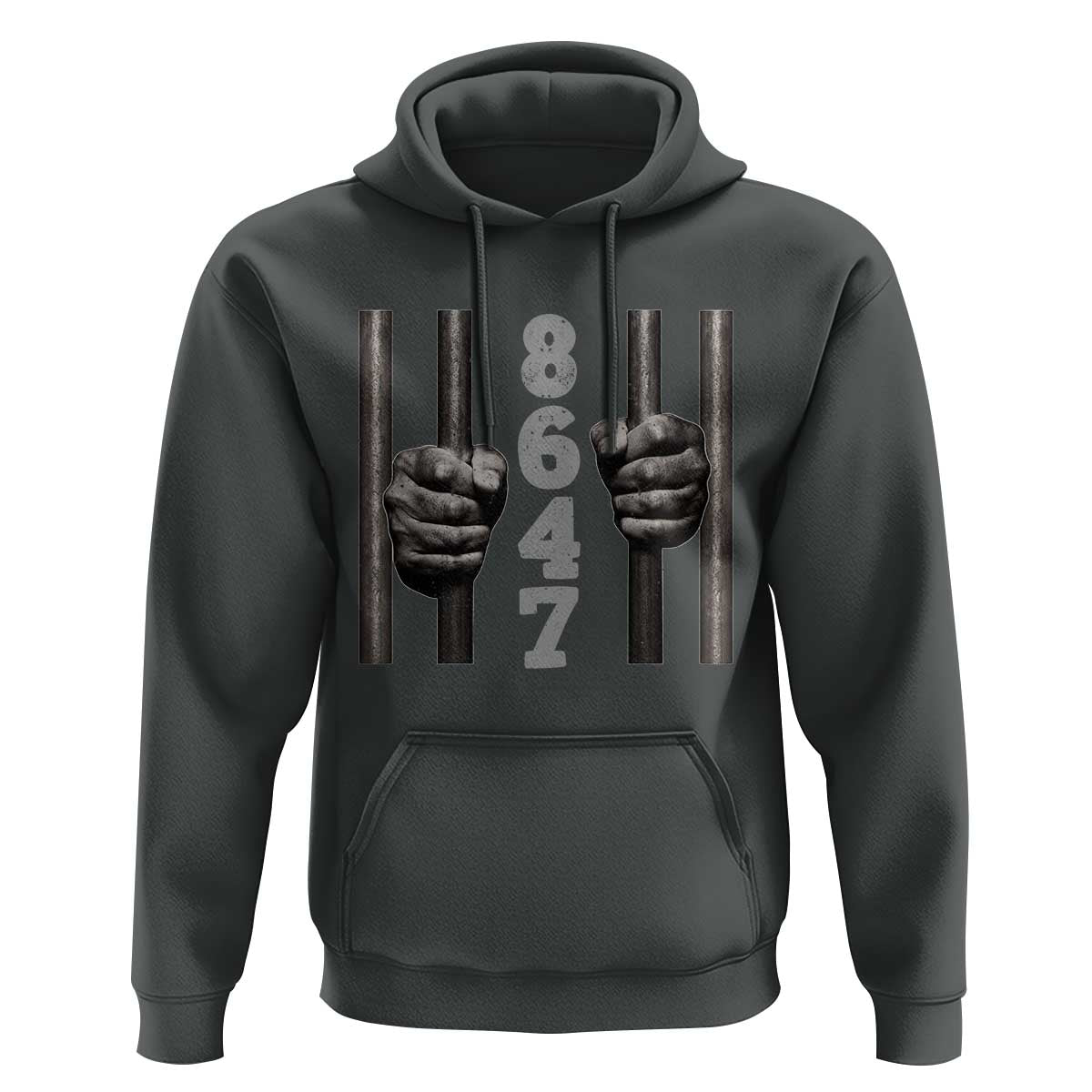 Funny 8647 Jail Hoodie Freedom Protest Satire Graphic Gift