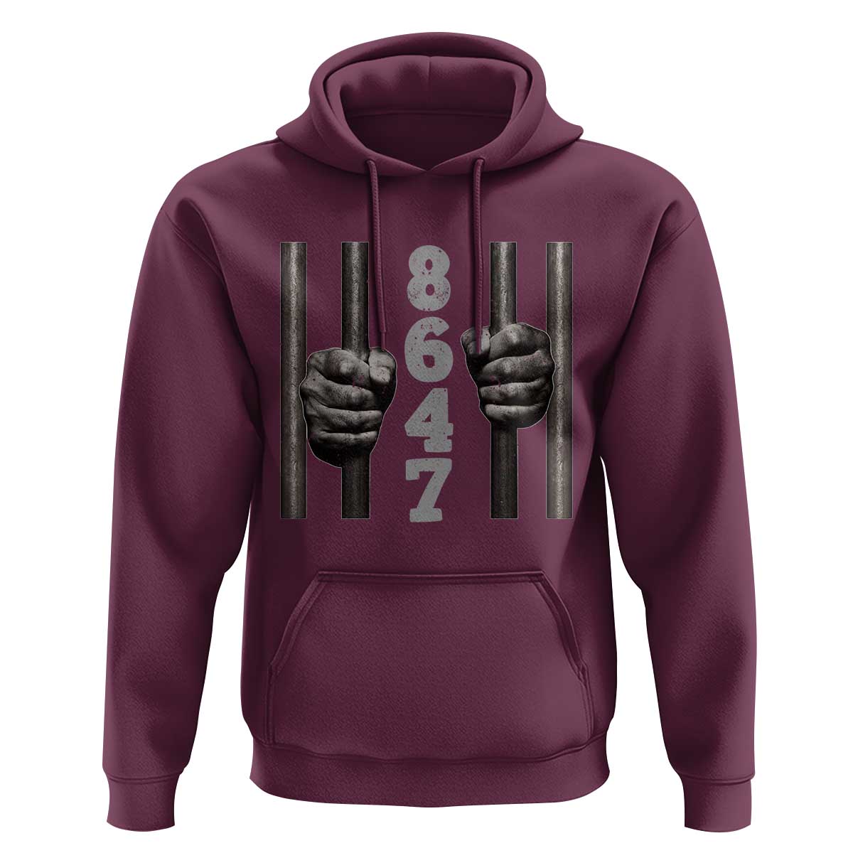 Funny 8647 Jail Hoodie Freedom Protest Satire Graphic Gift