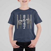 Funny 8647 Jail T Shirt For Kid Freedom Protest Satire Graphic Gift