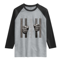 Funny 8647 Jail Raglan Shirt Freedom Protest Satire Graphic Gift