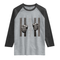 Funny 8647 Jail Raglan Shirt Freedom Protest Satire Graphic Gift