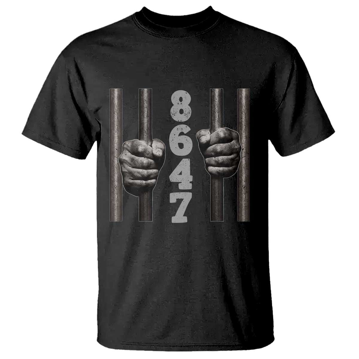 Funny 8647 Jail T Shirt Freedom Protest Satire Graphic Gift