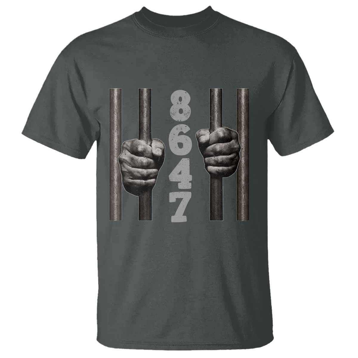 Funny 8647 Jail T Shirt Freedom Protest Satire Graphic Gift