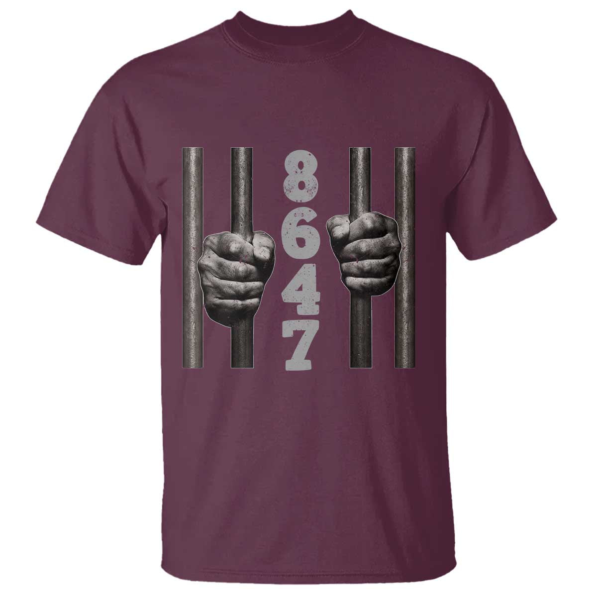 Funny 8647 Jail T Shirt Freedom Protest Satire Graphic Gift