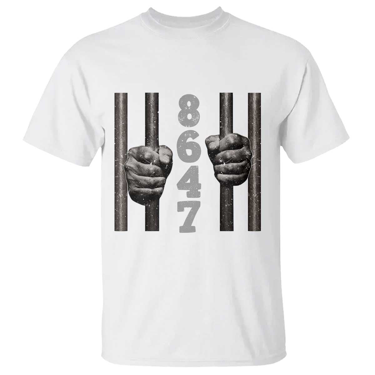 Funny 8647 Jail T Shirt Freedom Protest Satire Graphic Gift
