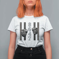 Funny 8647 Jail T Shirt For Women Freedom Protest Satire Graphic Gift